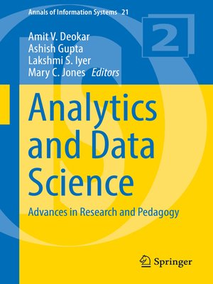 cover image of Analytics and Data Science